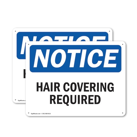 Signmission 18 in Height, 24 in Width, Plastic, Rectangle OS-2PACK-NS-P-1824-L-15763